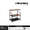 Kệ đa năng nhà bếp 3-4 tầng kép bánh xe thép carbon, kèm kệ vi sóng, gia vị, nồi chiên không dầu – giá 450.000₫ 8