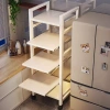 Kệ Đa Năng Nhà Bếp Kéo Ra Chất Liệu Tốt, Khe Tủ Lò Vi Sóng & Nướng Đa Tầng, Chịu Tải