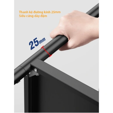Kệ Đa Năng Nhà Bếp Thép Carbon Sơn Tĩnh Điện, Bánh Xe Di Chuyển, Đặt Lò Vi Sóng - 545.000₫ 6