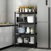 Kệ Đa Năng Nhà Bếp Thép Carbon Sơn Tĩnh Điện, Bánh Xe Di Chuyển, Đặt Lò Vi Sóng - 545.000₫ 9