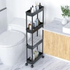 Kệ đa năng nhà bếp, xe đẩy di động, kệ khe hẹp đựng rau củ - Giá 207.539₫ 2