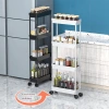 Kệ đa năng nhà bếp, xe đẩy di động, kệ khe hẹp đựng rau củ - Giá 207.539₫ 5