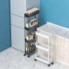 Kệ đa năng nhà bếp, xe đẩy di động, kệ khe hẹp đựng rau củ - Giá 207.539₫ 7