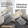 Kệ đa năng treo tường thép carbon dao thớt đũa muỗng thìa lắp 2 cách cho nhà bếp 7