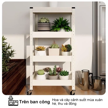 Kệ Đa Năng Xe Đẩy Spa Sắt Chắc Chắn, Bền Bỉ, Có Bánh Xe - Giá 529.000₫ 9