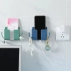 Kệ dán tường đa năng giá đỡ sạc điện thoại & remote, tiện lợi, phù hợp mọi loại 2