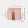 Kệ dán tường đa năng giá đỡ sạc điện thoại & remote, tiện lợi, phù hợp mọi loại 9