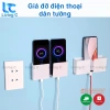 Kệ dán tường điện thoại Lớn Living C - Giá đỡ remote, điều khiển tivi đa năng, chỉ 23.000₫ 2