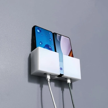 Kệ dán tường điện thoại Lớn Living C - Giá đỡ remote, điều khiển tivi đa năng, chỉ 23.000₫ 10