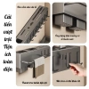Kệ Dao Kéo Bistyle Gắn Tường, Kệ Bếp Đa Năng Ống Đũa Thìa và Móc Treo, Giá 95.000₫ 2