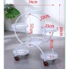Kệ đặt chậu hoa 6 tầng khung sắt chắc chắn có bánh xe - Giá ưu đãi 77.000₫