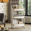 Kệ Đẩy Hàng Spa 3 Tầng Bánh Xe Đa Năng Gấp Gọn Full Kim Loại Chất Lượng Cao 7