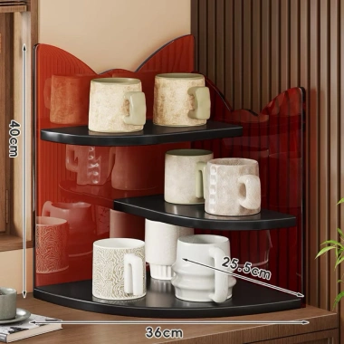 Kệ để bàn 3 tầng cao cấp - Đa năng góc bếp, bàn ăn, trang điểm, ngăn cốc, nước, mỹ phẩm - 429.000₫ 7