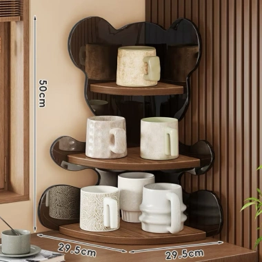 Kệ để bàn 3 tầng cao cấp - Đa năng góc bếp, bàn ăn, trang điểm, ngăn cốc, nước, mỹ phẩm - 429.000₫ 10
