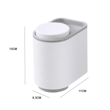 Kệ để bàn chải và kem đánh răng mini Ecoco dán cường lực siêu chắc 2 cốc giá ưu đãi 77.420 VND 2