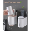 Kệ để bàn chải và kem đánh răng mini Ecoco dán cường lực siêu chắc 2 cốc giá ưu đãi 77.420 VND 3