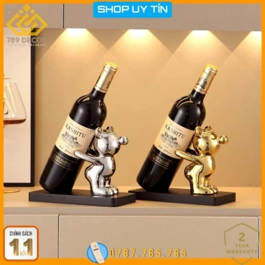 Kệ để chai rượu vang trang trí tủ kệ phòng khách - Thiết kế sáng tạo, giá 165.000₫