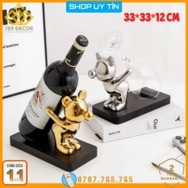 Kệ để chai rượu vang trang trí tủ kệ phòng khách - Thiết kế sáng tạo, giá 165.000₫ 7 Kệ để chai rượu vang trang trí tủ kệ phòng khách - Thiết kế sáng tạo, giá 165.000₫ 7