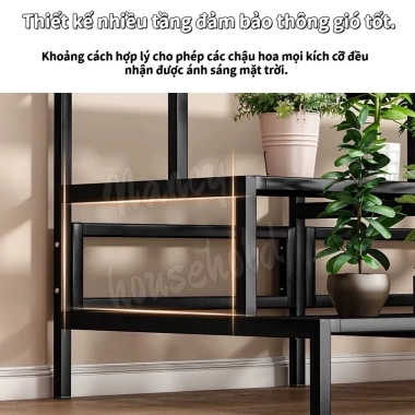 Kệ Để Chậu Hoa 2/3 Tầng Bậc Thang - Trưng Bày Cây Ban Công, Sân Vườn, Giá 267.900₫ 3