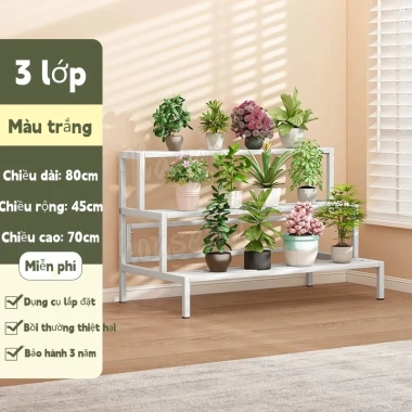 Kệ Để Chậu Hoa 2/3 Tầng Bậc Thang - Trưng Bày Cây Ban Công, Sân Vườn, Giá 267.900₫ 9