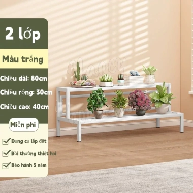 Kệ Để Chậu Hoa 2/3 Tầng Bậc Thang - Trưng Bày Cây Ban Công, Sân Vườn, Giá 267.900₫ 10