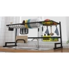 Kệ Để Chén Đĩa Thông Minh Bồn Rửa Bát 85cm Phủ 6 Lớp Sơn Đen Tĩnh Điện Giá 250.000₫ 4