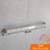 Kệ để dao inox 304 dán tường - Hộp 3 khay cao cấp, chịu lực 5kg, giá 58.000₫ 2