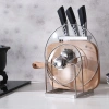 Kệ Để Dao Thớt Đa Năng Inox 304 Giá Treo Nắp Nồi Bền Chắc Không Gỉ Giá 125k