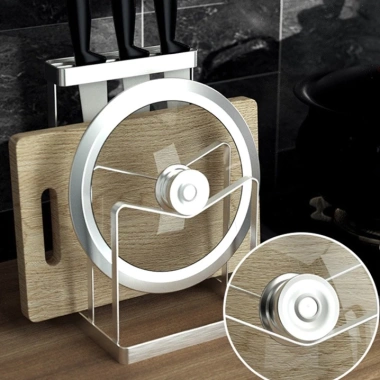 Kệ Để Dao Thớt Đa Năng Inox 304 Giá Treo Nắp Nồi Bền Chắc Không Gỉ Giá 125k