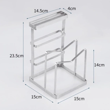 Kệ Để Dao Thớt Đa Năng Inox 304 Giá Treo Nắp Nồi Bền Chắc Không Gỉ Giá 125k
