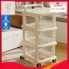 Kệ Để Đồ 3-5 Tầng Bánh Xe - Giá Đựng Đồ Spa, Văn Phòng, Bỉm Sữa, 215.000 VND