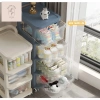 Kệ Để Đồ 3-5 Tầng Bánh Xe - Giá Đựng Đồ Spa, Văn Phòng, Bỉm Sữa, 215.000 VND 4