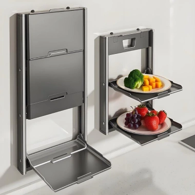Kệ để đồ ăn gắn tường tiện lợi chỉ 199.000₫ giảm từ 258.700 tiết kiệm không gian bếp
