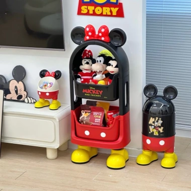 Kệ Để Đồ Mickey 2-3 Tầng Nhựa PP Dày Dặn, Chắc Chắn, In Hình Mickey - Giá 620k