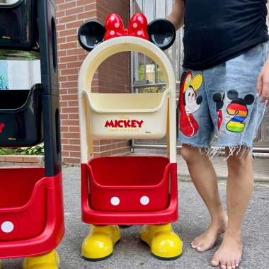 Kệ Để Đồ Mickey 2-3 Tầng Nhựa PP Dày Dặn, Chắc Chắn, In Hình Mickey - Giá 620k