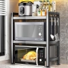 Kệ Để Đồ Nhà Bếp Đa Năng 2/3 Tầng Điều Chỉnh Kích Thước, Phù Hợp Lò Vi Sóng, Bảo Hành 12 Tháng - Giá 219.000₫ 2