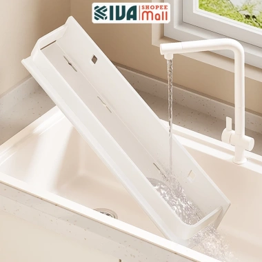 Kệ để đồ nhà bếp đa năng KIVA - Thép carbon, lắp dán/khoan tường, giá 180.000₫ 3