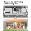 Kệ để đồ nhà bếp inox 100% - Giỏ trái cây, rau củ, cất nồi cơm điện & lò vi sóng, giảm 23% 5