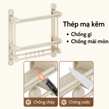 Kệ để đồ nhà tắm đa năng 2 tầng hút chân không – Thép mạ kẽm không gỉ, đựng đồ cao cấp, Giá ưu đãi 284,000₫ đặt mua ngay