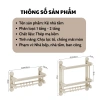 Kệ để đồ nhà tắm đa năng 2 tầng hút chân không – Thép mạ kẽm không gỉ, đựng đồ cao cấp, Giá ưu đãi 284,000₫ đặt mua ngay 7