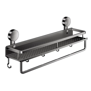 Kệ Để Đồ Nhà Tắm Hình Chữ Nhật Hút Chân Không Nhôm Cao Cấp Chống Gỉ - Giá 139.000đ