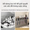 Kệ để đồ nhà tắm treo tường không cần khoan – Máy sấy tóc, bàn chải, 209.500₫ 2