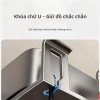 Kệ để đồ nhà tắm treo tường không cần khoan – Máy sấy tóc, bàn chải, 209.500₫ 5