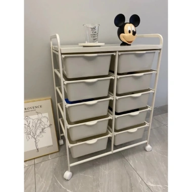 Kệ để đồ nhiều tầng ngăn kéo di động B282 - Giá 495.000 VND, tiết kiệm không gian lưu trữ