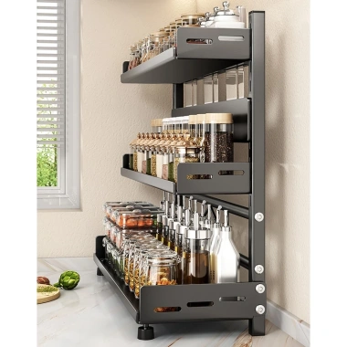 Kệ để gia vị đa năng KSun005 - Giá để dao, gia vị, đồ dùng bếp, giảm còn 157.000 VND 4