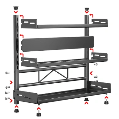 Kệ để gia vị đa năng KSun005 - Giá để dao, gia vị, đồ dùng bếp, giảm còn 157.000 VND 6