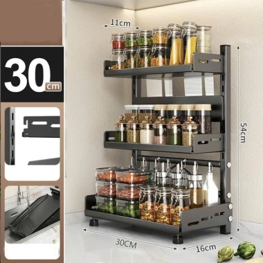 Kệ để gia vị đa năng KSun005 - Giá để dao, gia vị, đồ dùng bếp, giảm còn 157.000 VND 9