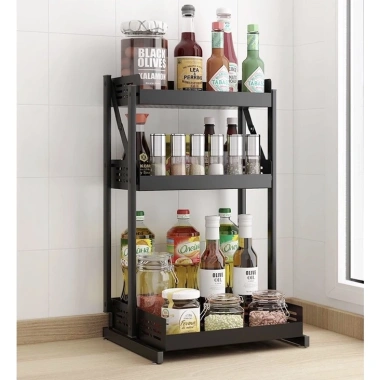 Kệ để gia vị gấp gọn đa năng – Giá chỉ 299.000 VNĐ, miễn phí ship
