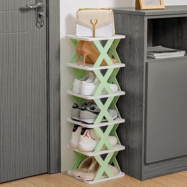 Kệ để giày dép chữ X nhiều tầng, không cần lắp đặt - Tiết kiệm không gian, giá 44.000₫ 3