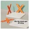 Kệ để giày dép chữ X nhiều tầng, không cần lắp đặt - Tiết kiệm không gian, giá 44.000₫ 5